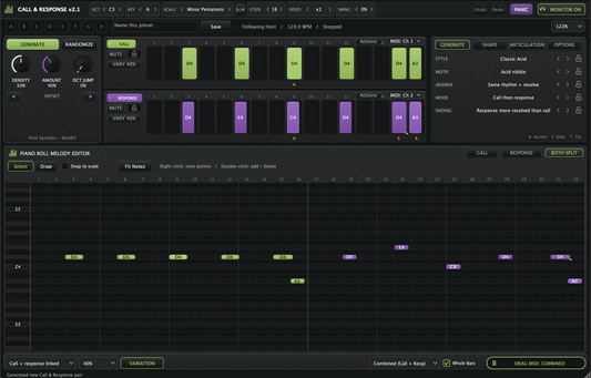 Call & Response MIDI v2.1.0 (MAC/WIN)