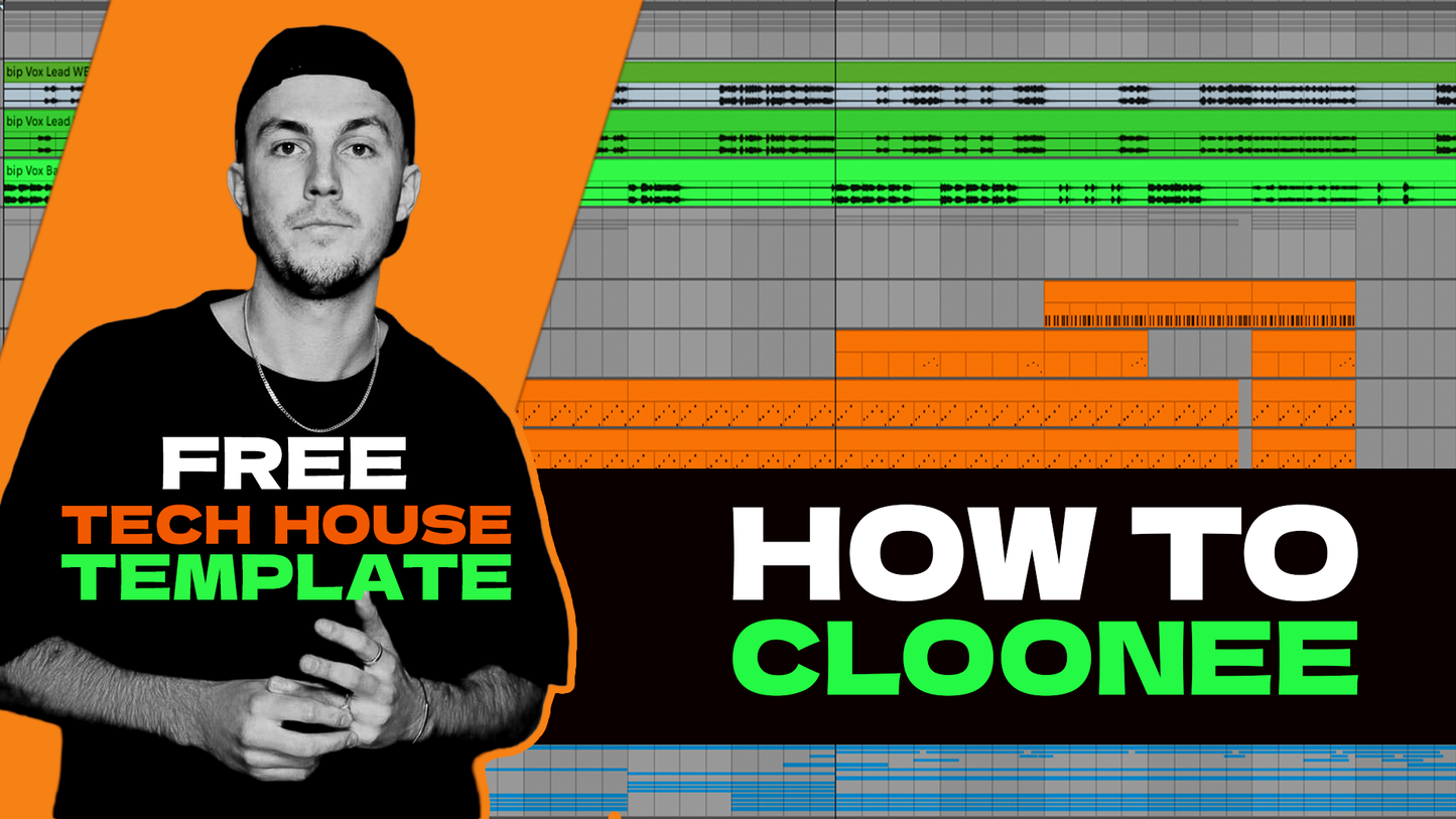 HOW TO CLOONEE TECH HOUSE - Free Ableton Template